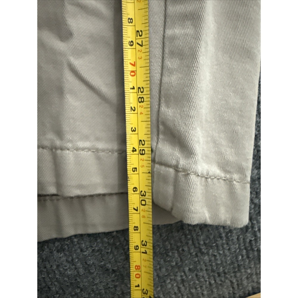 Harbor Bay Cargo Pants Mens 1X/32 Khaki Continuous Comfort Waistband Small Stain - Picture 6 of 14
